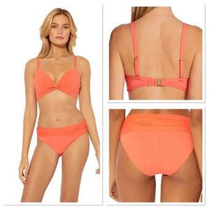 Bleu Rod Beattie Living Coral Two Piece Swimsuit